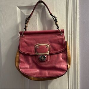 Y2K Coach Willis 70 Anniversary Special Edition Legacy Leather Pink Shoulder Bag